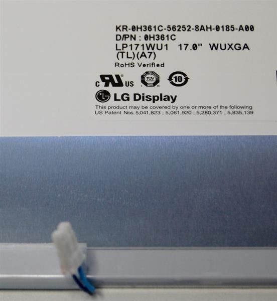 LG LP171WU1 (TL) (A7) Display LCD 17,1&quot; 1920x1200 CCFL gl&auml;nzend