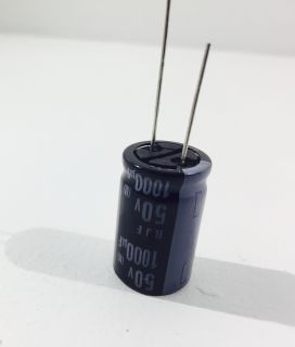 5x ELKO 1000&micro;F / 50V (&Oslash; 13 h=26mm) Elektrolyt Kondensator radial