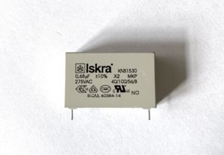 3 x Iskra Entstörkondensator 0.68uF 275 VAC KNB1530 MKP X2