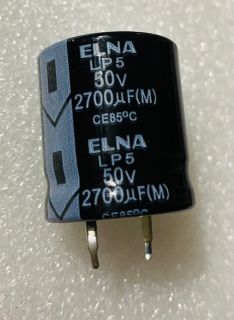 5 x Elko 35V 2700µF 85°C  ELNA Kondensator  LP5-50V272MS22#